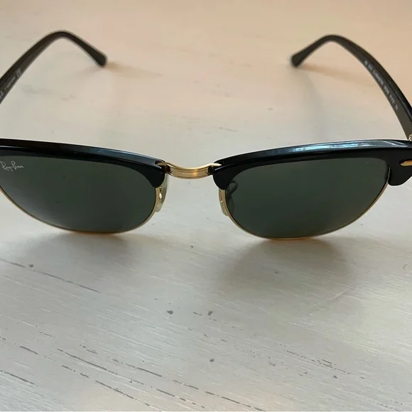 Rayban club wear gold and black sunglasses